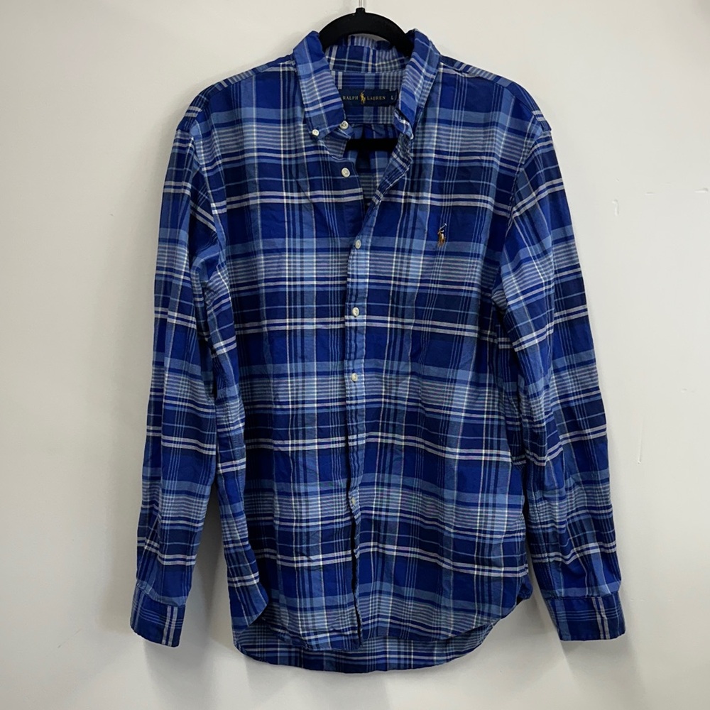 Ralph Lauren Blue Label Men's Checkered Shirt L